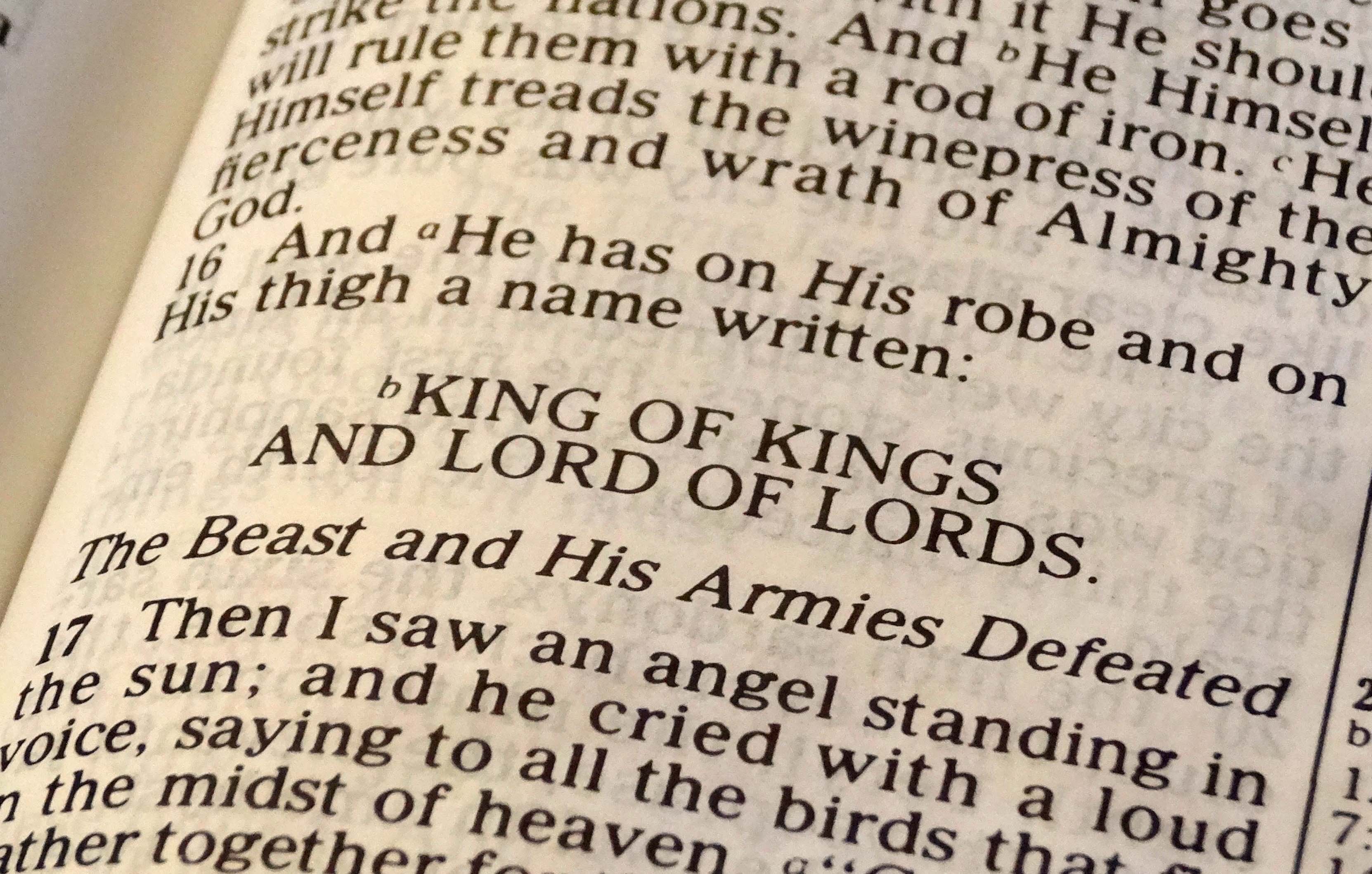 Christ as King and Lord